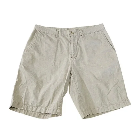 Patagonia Mens Size 33 Organic Cotton Chino Shorts Khaki Tan Gorpcore Outdoor
