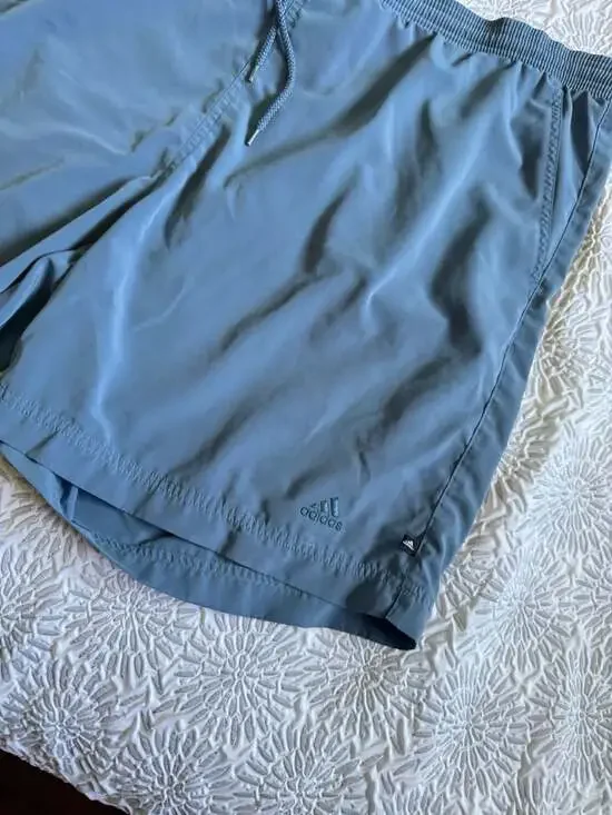 Adidas Men's Lightweight Athletic Training Shorts Blue Size XL