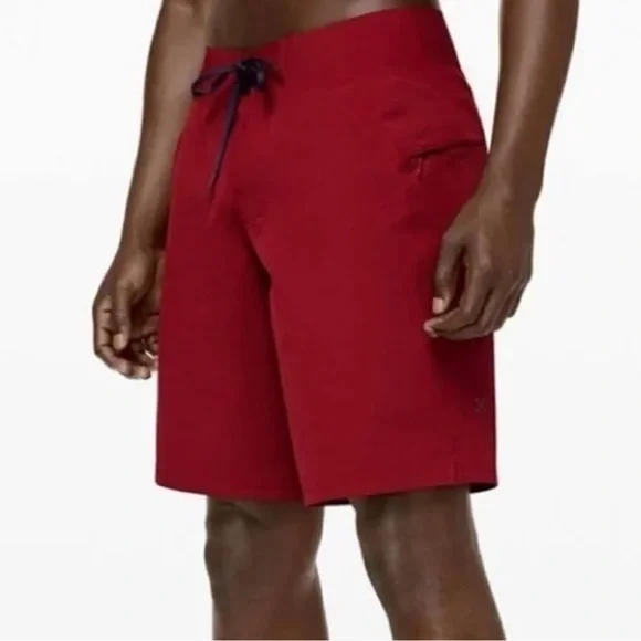 Lululemon Current State Board Short in Deep Red size 34