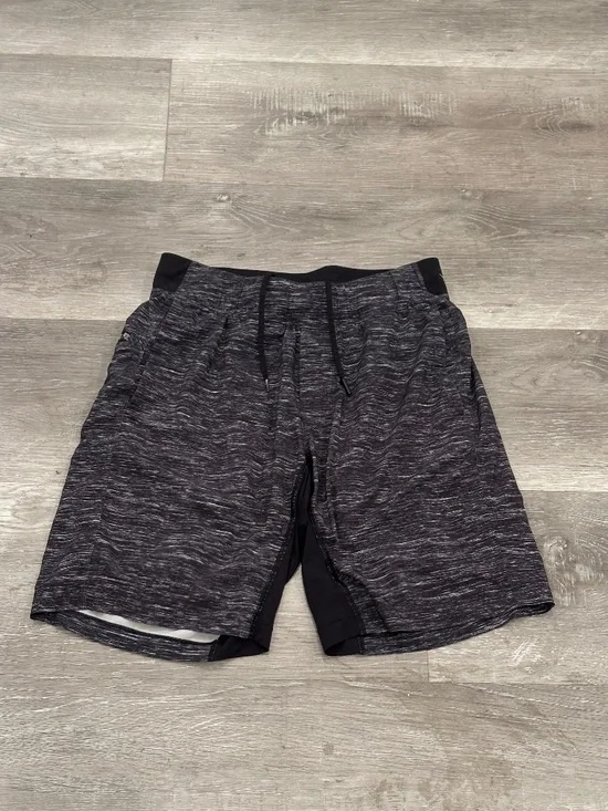 Lululemon Short Textured Gray Pace Breaker Lined 9