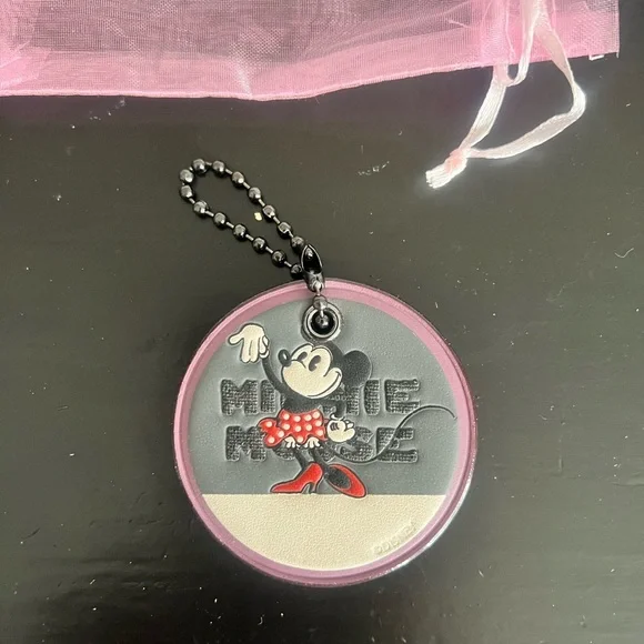 Coach Minnie Mouse Hangtag or Keychain