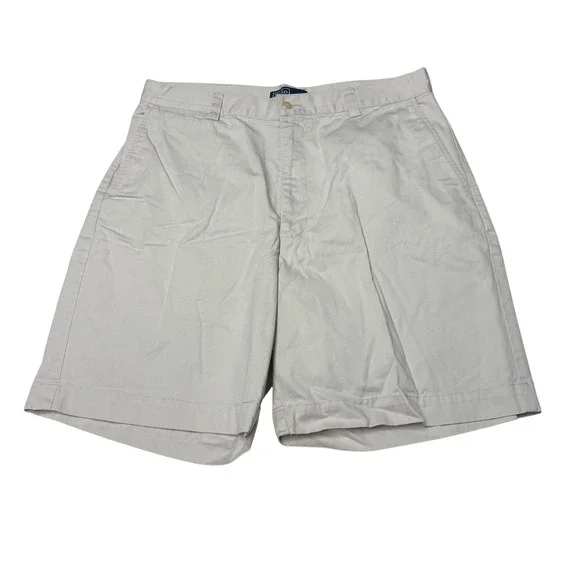 Polo Ralph Lauren Philip Short Mens 36X8 Khaki Tan Classic Chino‎ Cotton Shorts