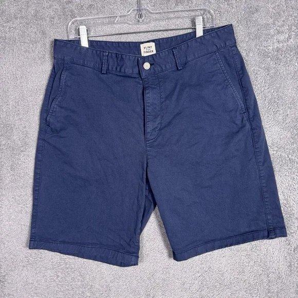 Flint Tinder Shorts Mens 34x9 Chino Twill Cotton Casual Summer Hike Huckberry