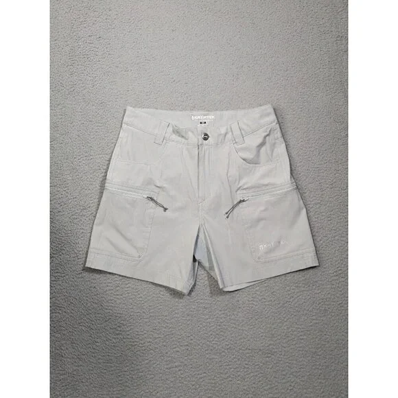 Kryptek Shorts Mens 32 Battlefield to Backcountry Fishing Hiking Zip Cargo Gray