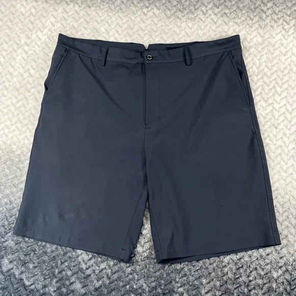 Dunning Golf Shorts Mens 40 Navy Blue Inseam 10