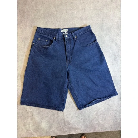 Vintage Guess Jeans Georges Marciano Denim Shorts Indigo Blue Made in USA 33