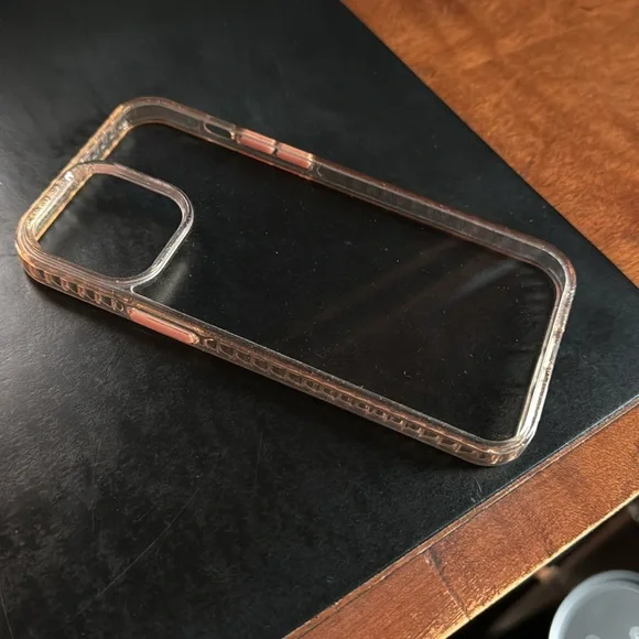 IPhone 13 Pro Max 6.7 Pale Pink Clear Case