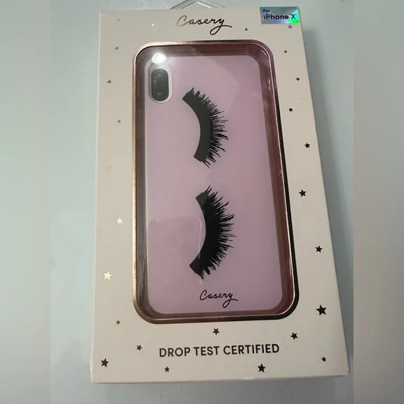 🆓FREE with purchase! Casery iPhone Lashes Case NWT