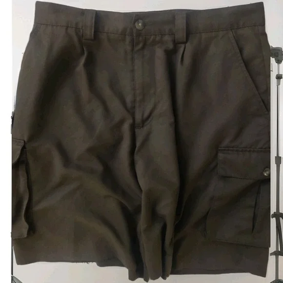 Men's Croft And Barrow Dark Khaki/Brown Shorts Size 34