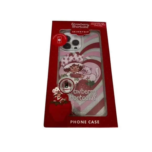 SKINNYDIP STRAWBERRY SHORTCAKE IPHONE 13 & 14 PRO MAX PHONE CASE NEW