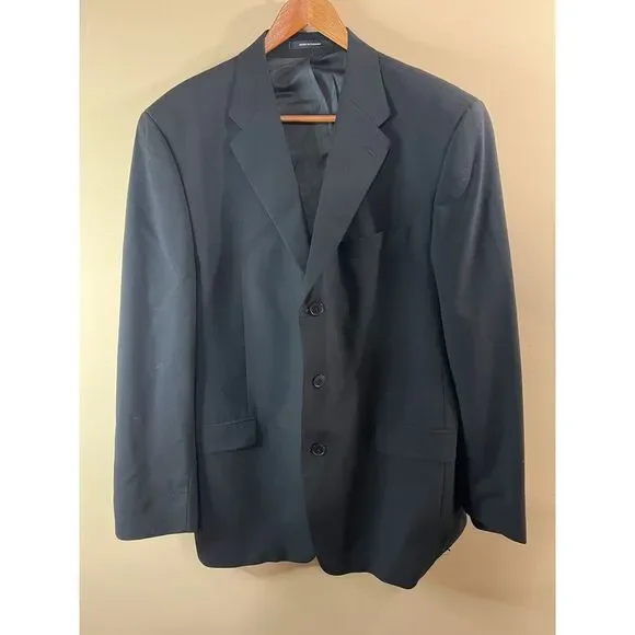 Ralph‎ Lauren Black Wool Blazer - Mens 42 R