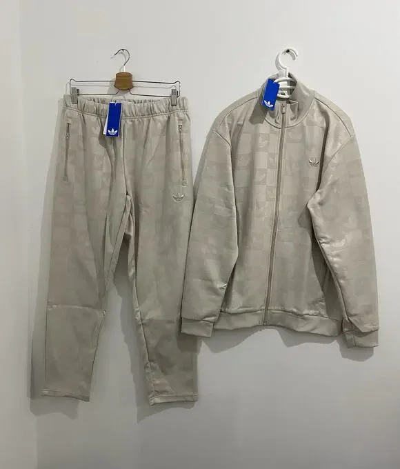 Adidas Originals Monogram All Over Print Regular Tracksuit Bliss Size L