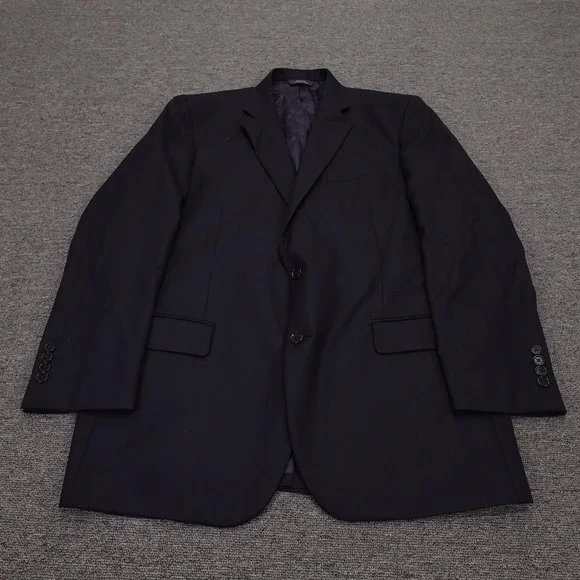 Brooks Brothers Blazer Mens 44R Navy Saxxon Wool 1818 Madison 2 Button Jacket