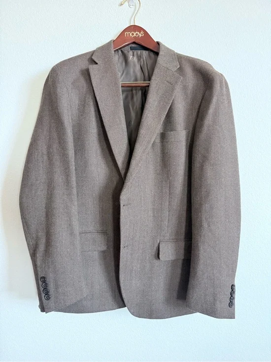 Lauren Ralph Lauren Men's Brown Herringbone Sport Coat