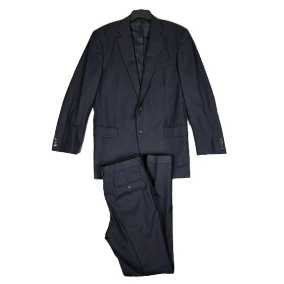 Brooks Brothers Suit Mens 44L 35x35 Golden Fleece‎ Madison Vitale Full Canvas