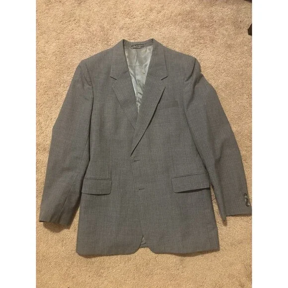 Andhurst Gray Suit Jacket Used 42L Made In Romania