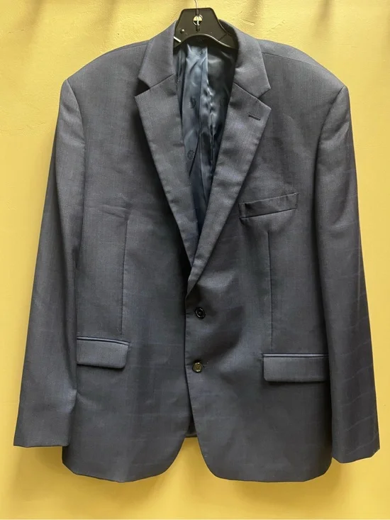 Lauren Ralph Lauren Navy Plaid Blazer Suit Jacket 46R