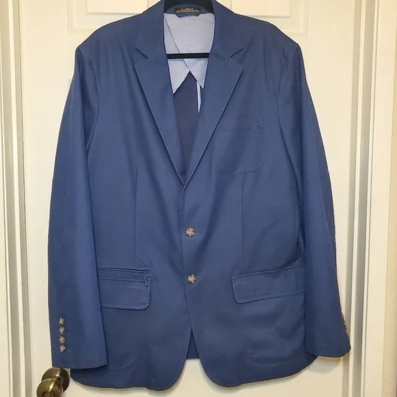 Vintage L.L. Bean Navy Blue Mens Sz. 42 Tall