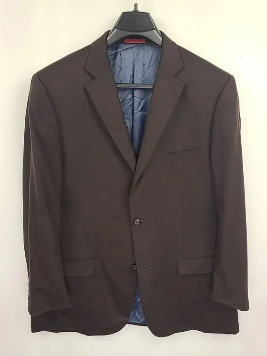 Isaia Napoli 2 Button Aqua Cashmere Sports Coat Blazer 48L