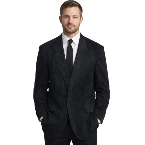 Christian Dior Monsieur Men Black Suit Jacket Blazer Luxury Designer Formal Coat
