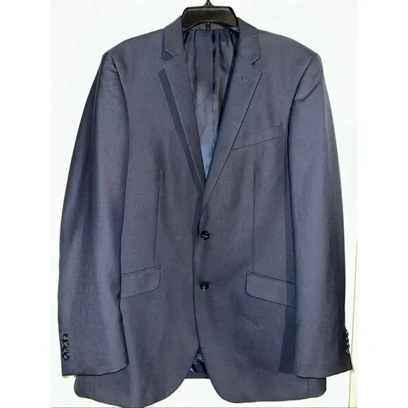Kenneth Cole New York Mens Two Piece Suit Blazer Size 41L Pants Size 36 x 30.5 B