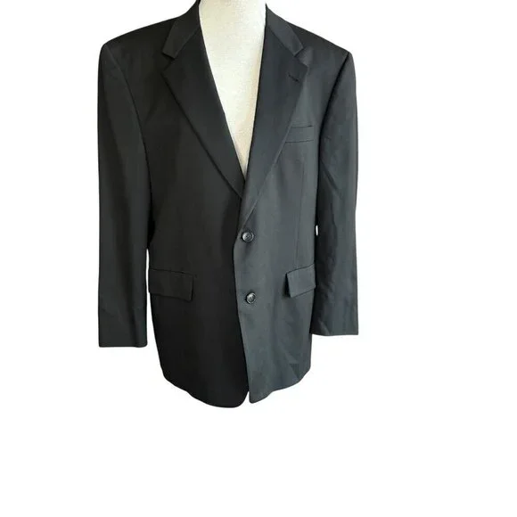 Hart Schaffner & Marx Gold Trumpeter Brown Wool Sports Coat Blazer Size 40R