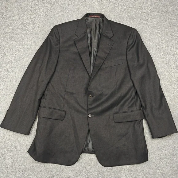 Hickey Freeman Blazer Mens‎ 44 Gray Wool Suit Jacket Loro Piana Nordstrom USA