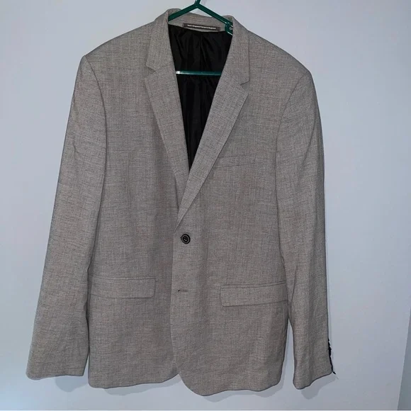 Men's Gray Blazer | H&M skinny fit size 44 R
