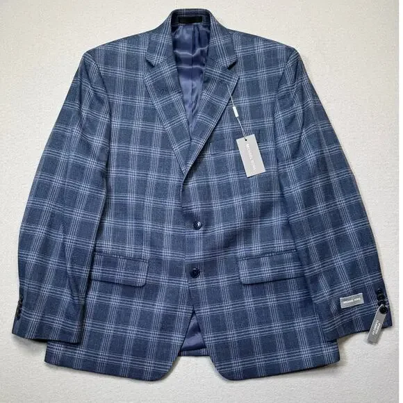 Michael Kors Men's Classic-Fit Sport Coat, Dark Blue 40S $295