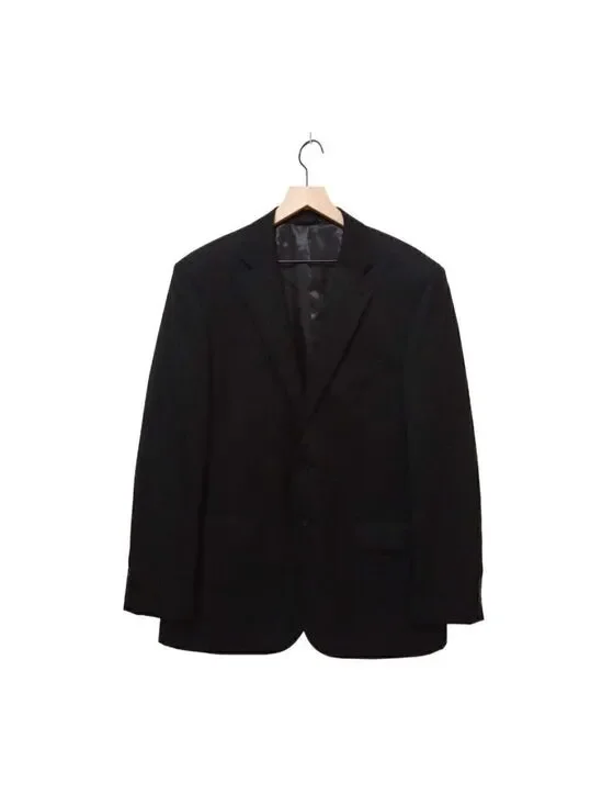 CIANNI Cellini Black Single Breasted Wool Charles Blazer Sz 44L