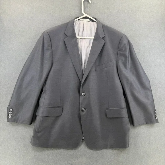 Joseph Abboud Ermenegildo Zegna Wool Blazer Mens 48S Custom Gray Sport Coat 1402