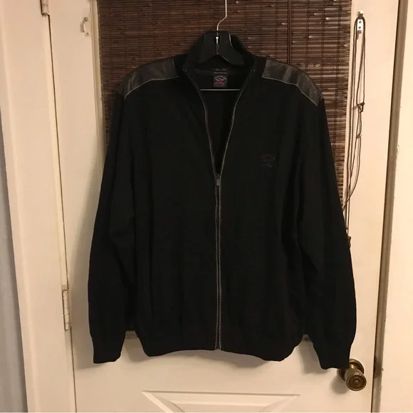 Paul&Shark Virgin Wool Full Zip Sweater