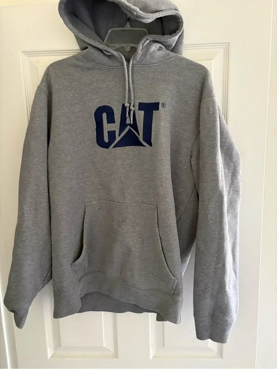 CAT SZ XL Grey Hoodie