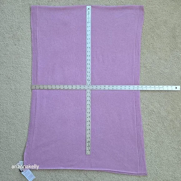 NWT Halogen Nordstrom Cashmere Scarf Lavender Purple Fair Trade