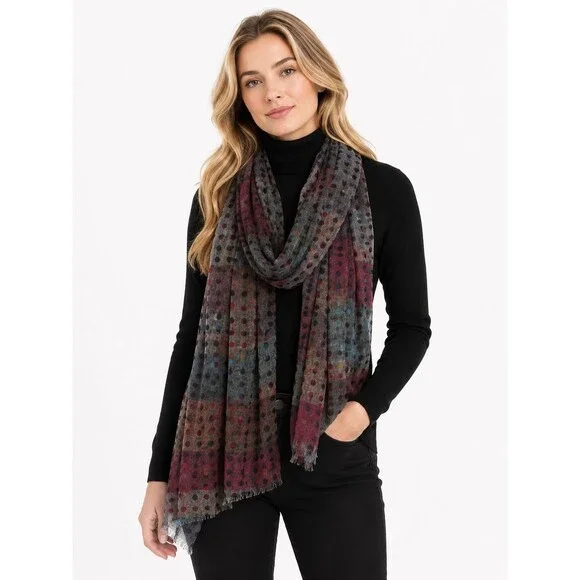 Women's Dolma Dot Scarf Artsy Statement Piece