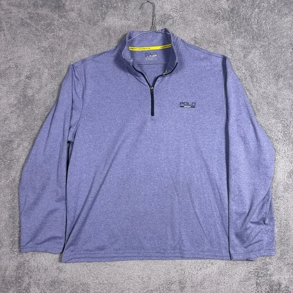 Polo Ralph Lauren Sport Pullover Mens XL 1/4 Zip Casual Performance Athletic