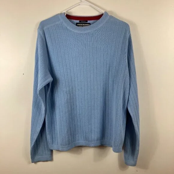 Mens Abercrombie & Fitch‎ Pullover Crewneck Sweater XL Muscle Fit