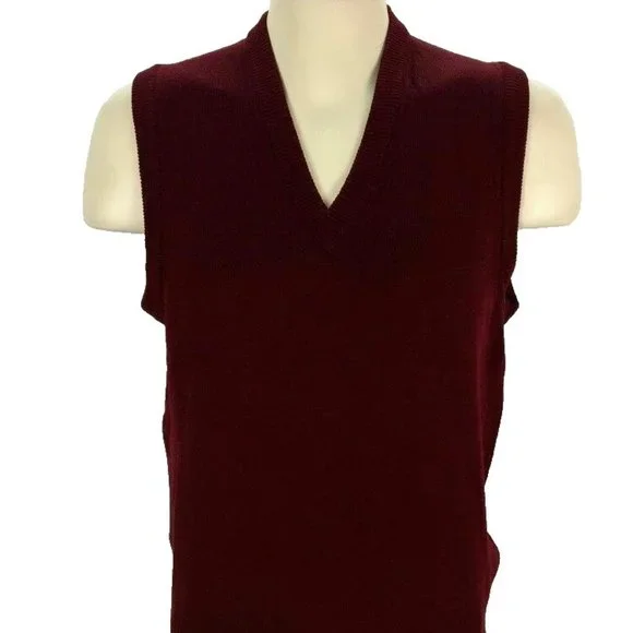 Pendleton‎ 100% Virgin Wool Sweater Vest L VTG USA Lambs Wool Yarn Xmas Mens