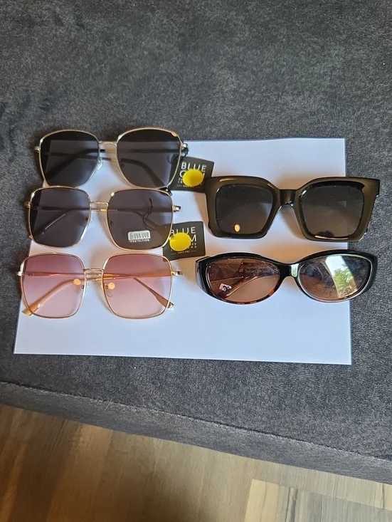 Assorted Women's Sunglasses Pack — Pink, Black, Brown Lenses