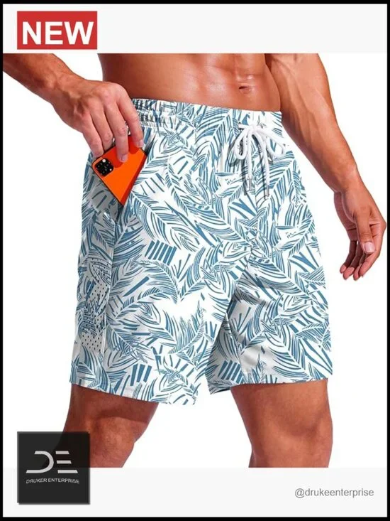 Men's Quick Dry UPF 30 Swim Trunks 7