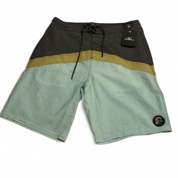 O'Neill Verge‎ Cruzer Boardshorts Mens 29 Sage Charcoal NEW SP0106016 Stretch