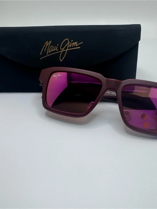 Maui Jim Purple Square Sunglasses