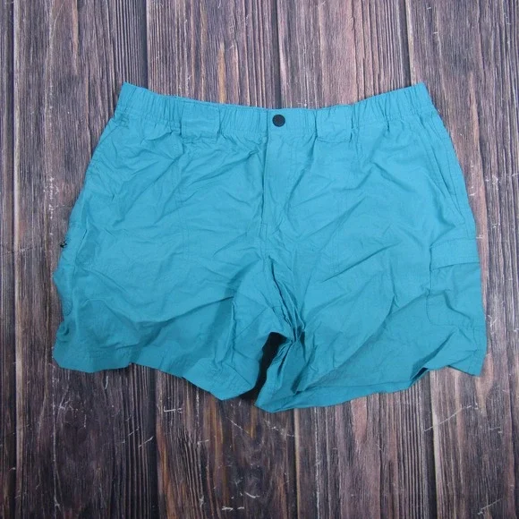 Columbia Swim Shorts‎ Mens Medium Blue Elastic Waist Mesh Lined Quick Dry