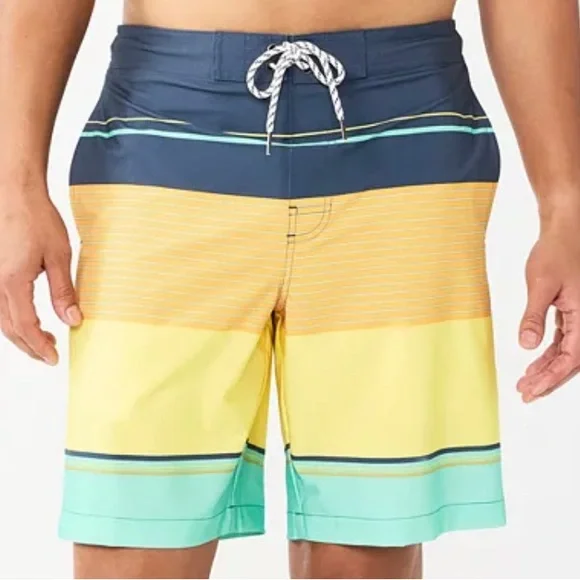 NEW Men's Sonoma‎ Goods E-Board Swim Trunks