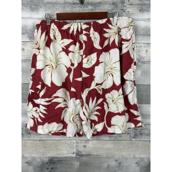 Kanu Surf Men's XL Floral Bathing Suit Shorts