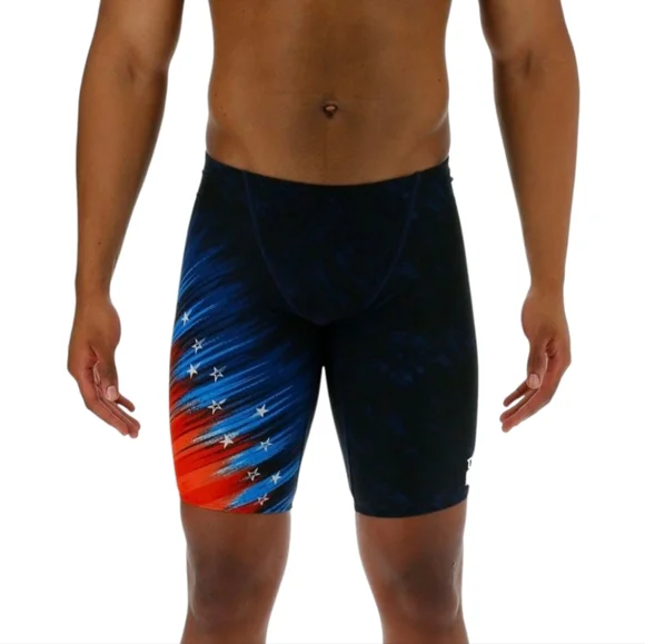 TYR Men's Valiance Swim‎ Jammer Shorts XL 38 NWT Competition Racing Swimwear