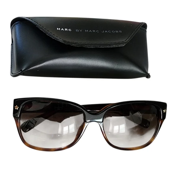 ​Marc by Marc Jacobs Tortoise Star Detail Sunglasses - MMJ 201/S