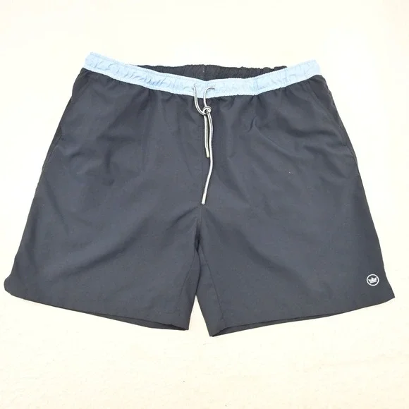 Peter Millar Swim Trunks Blue Netted With Pockets‎ Mens Size 2XL XXL 7