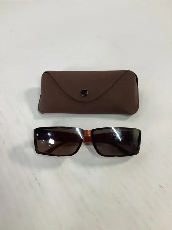 Vintage Fendi Sunglasses W/ Removable Lenses & Private Eyes Case - Italy