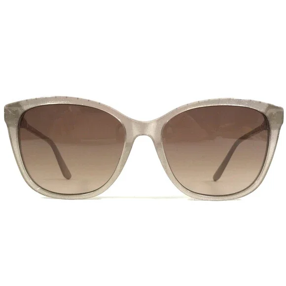 Juicy Couture Sunglasses JU635/G/S DXQHA Beige Glitter w/ Brown Gradient Lenses